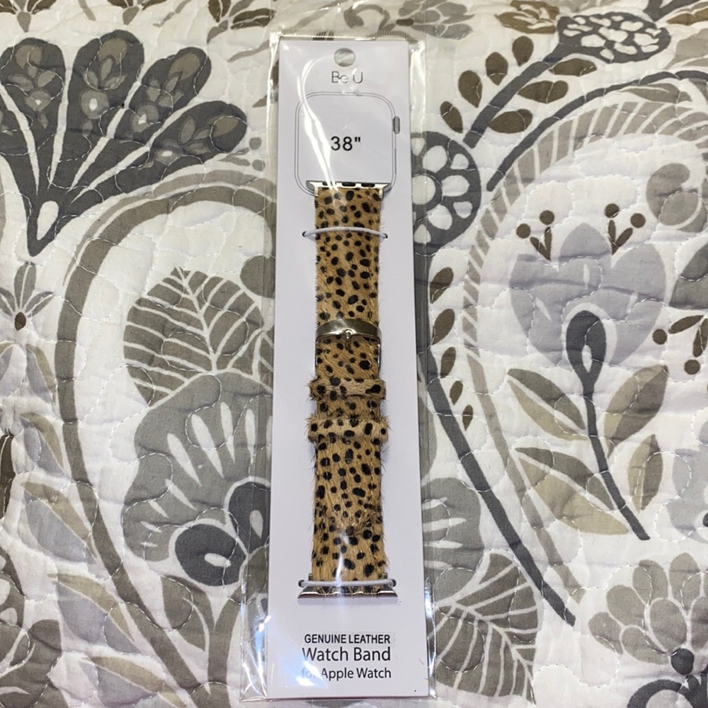 NWT Be U 38” Animal Print Watch Band for Apple Watch